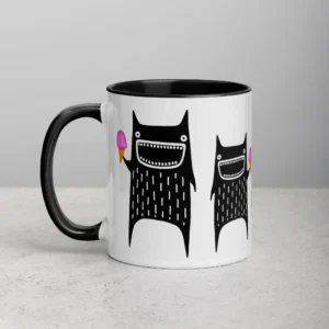 11oz Monster with an Ice Cream Cone Ceramic Mug