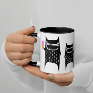 11oz Monster with an Ice Cream Cone Ceramic Mug