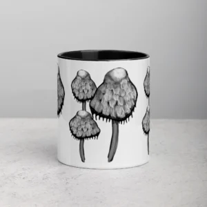 11oz Mushroom Pattern Ceramic Mug