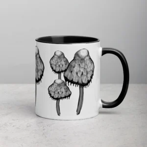 11oz Mushroom Pattern Ceramic Mug