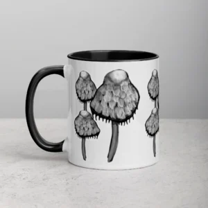 11oz Mushroom Pattern Ceramic Mug