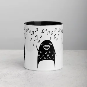 11oz Singing Monster and Music Notes Ceramic Mug